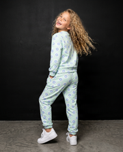 Ava Flower Sweat Set