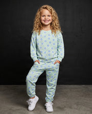 Ava Flower Sweat Set