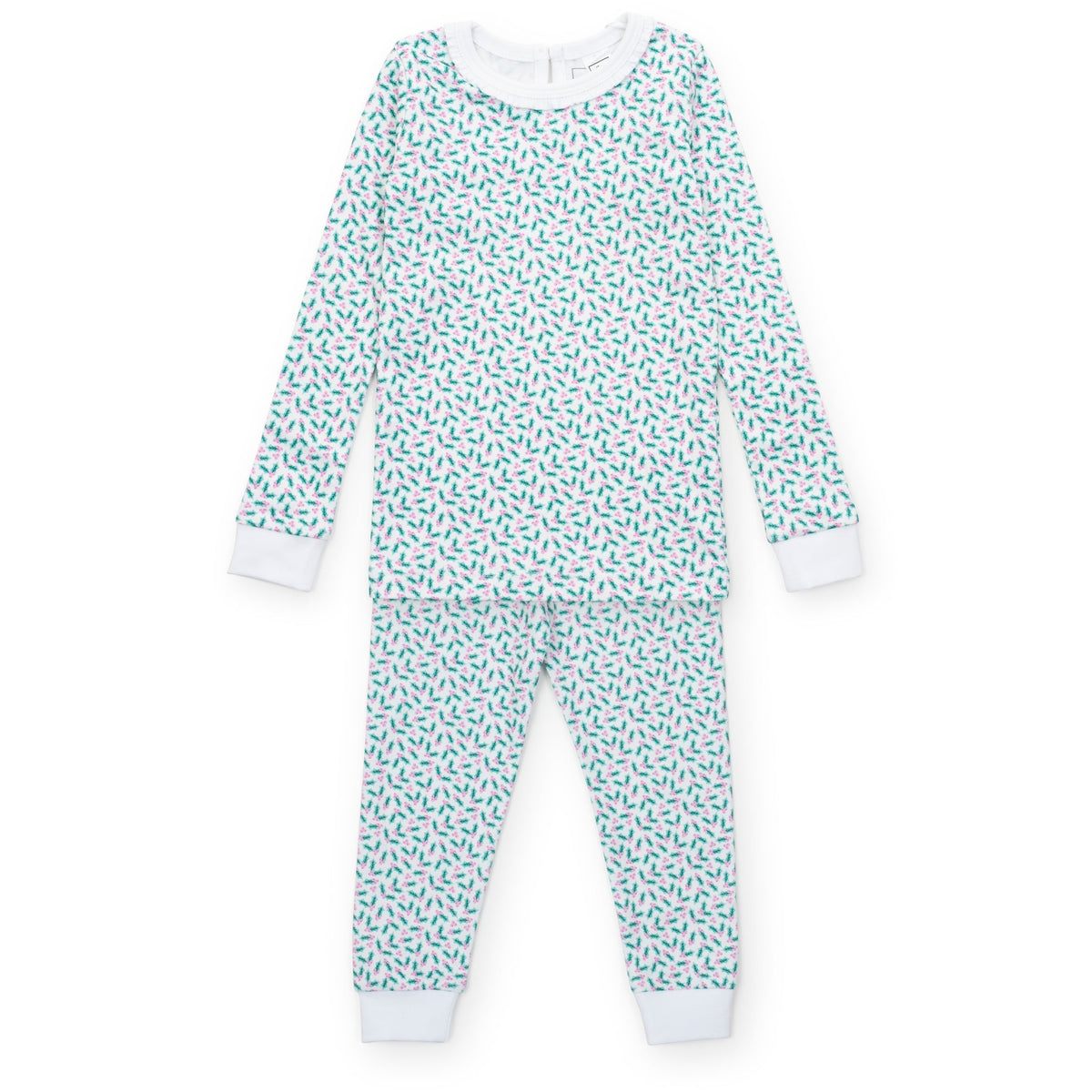 Ava Girls' Pajama Pant Set - Holly Holidays