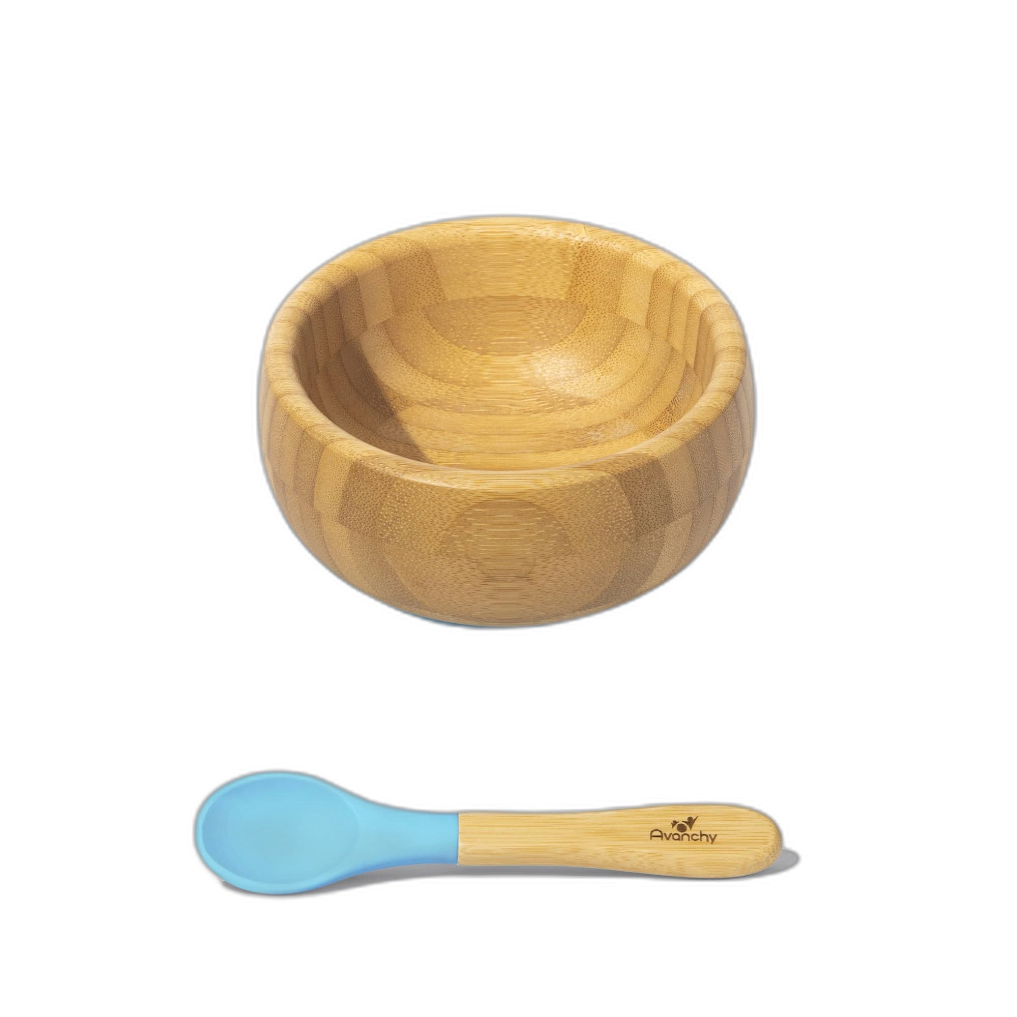 Avanchy Bamboo Suction Baby Bowl + Spoon