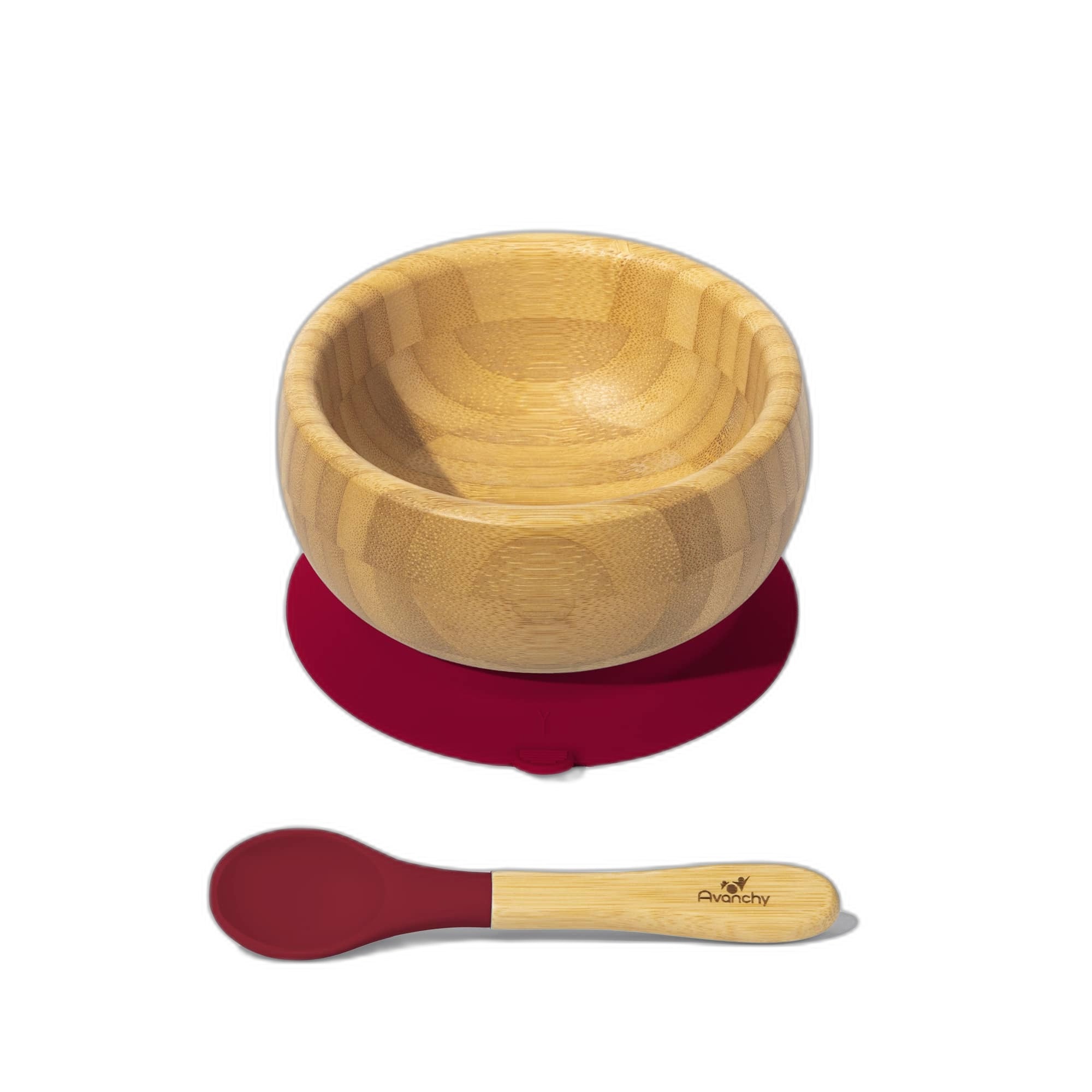 Avanchy Bamboo Suction Baby Bowl + Spoon