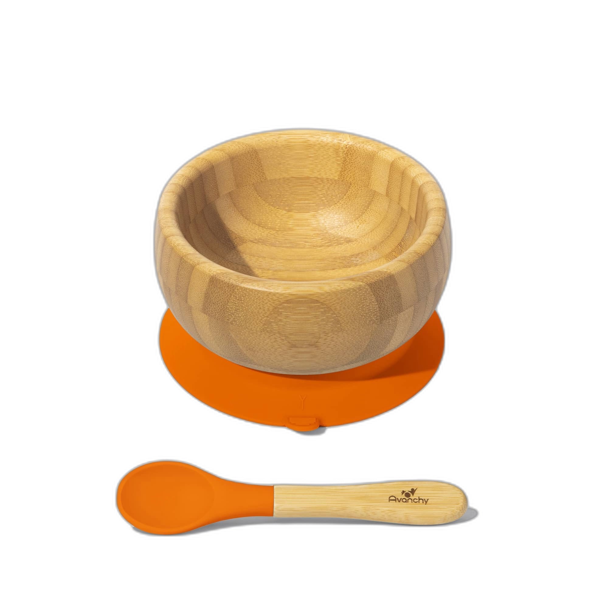 Avanchy Bamboo Suction Baby Bowl + Spoon