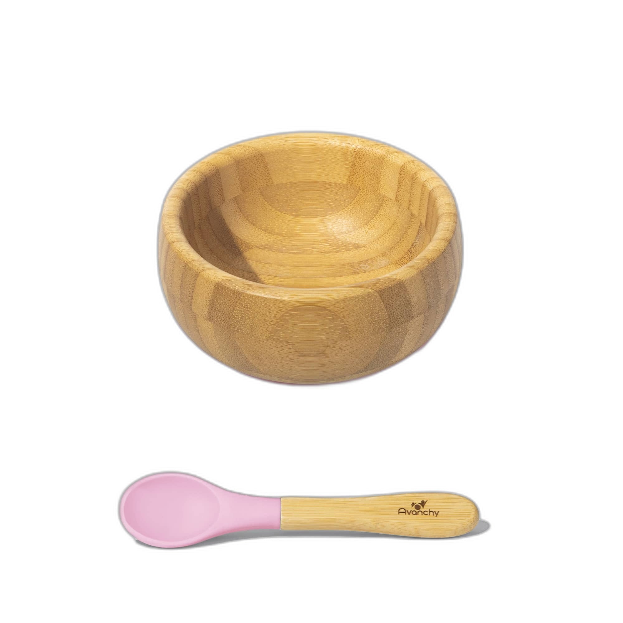 Avanchy Bamboo Suction Baby Bowl + Spoon