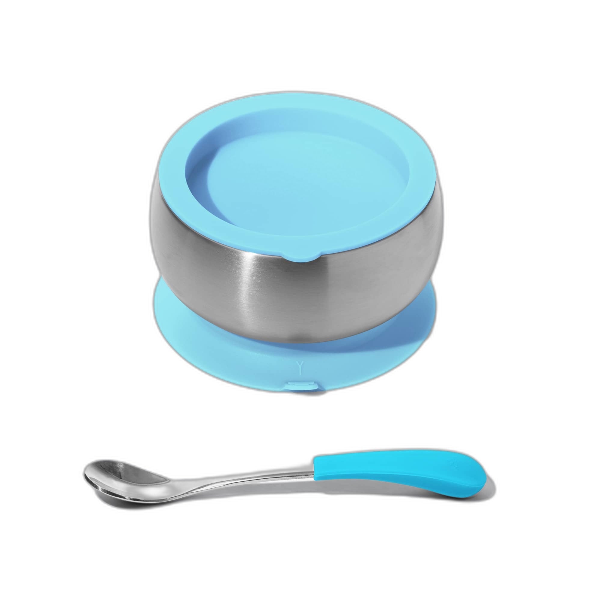 Avanchy Stainless Steel Baby Bowl With Spoon Combo + Air Tight Lid