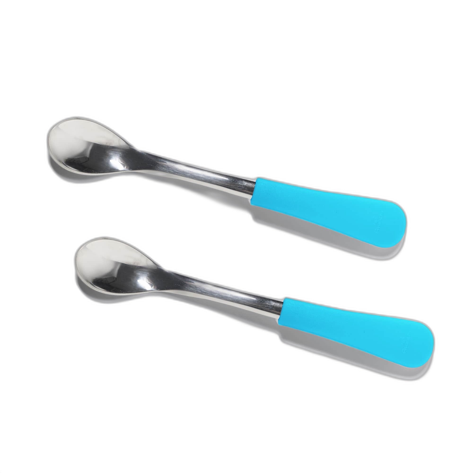 Avanchy Stainless Steel Infant Spoons 2 Pack. (Younger Babies)