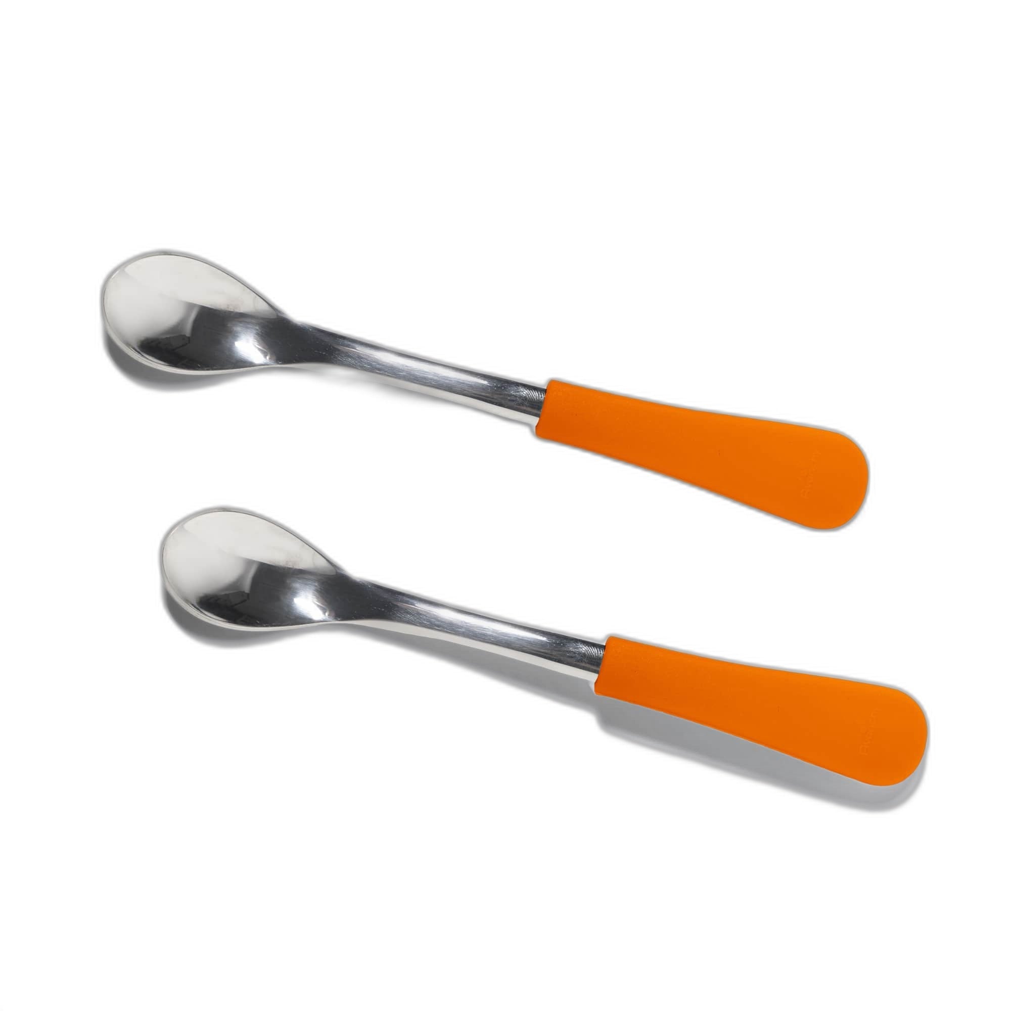 Avanchy Stainless Steel Infant Spoons 2 Pack. (Younger Babies)