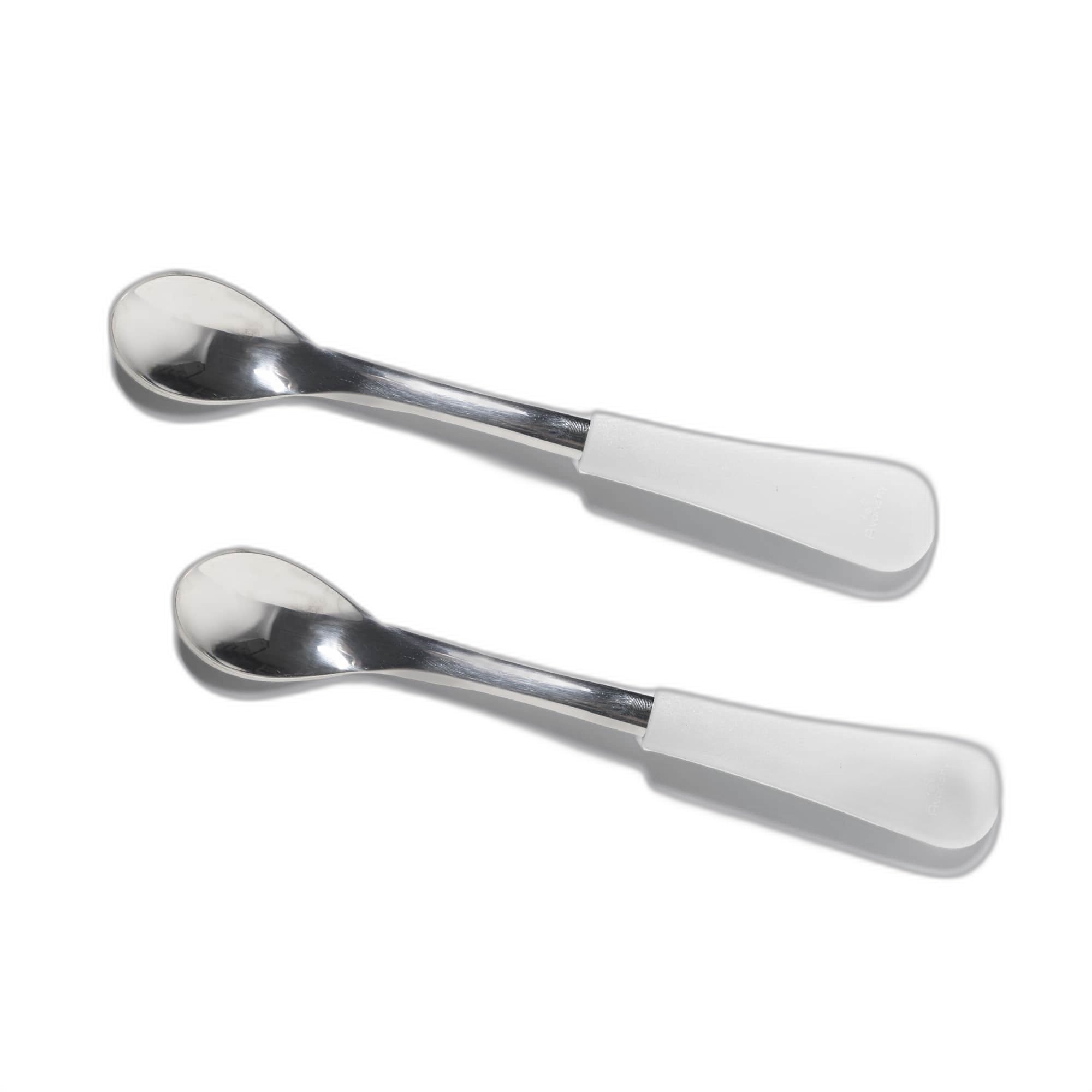 Avanchy Stainless Steel Infant Spoons 2 Pack. (Younger Babies)