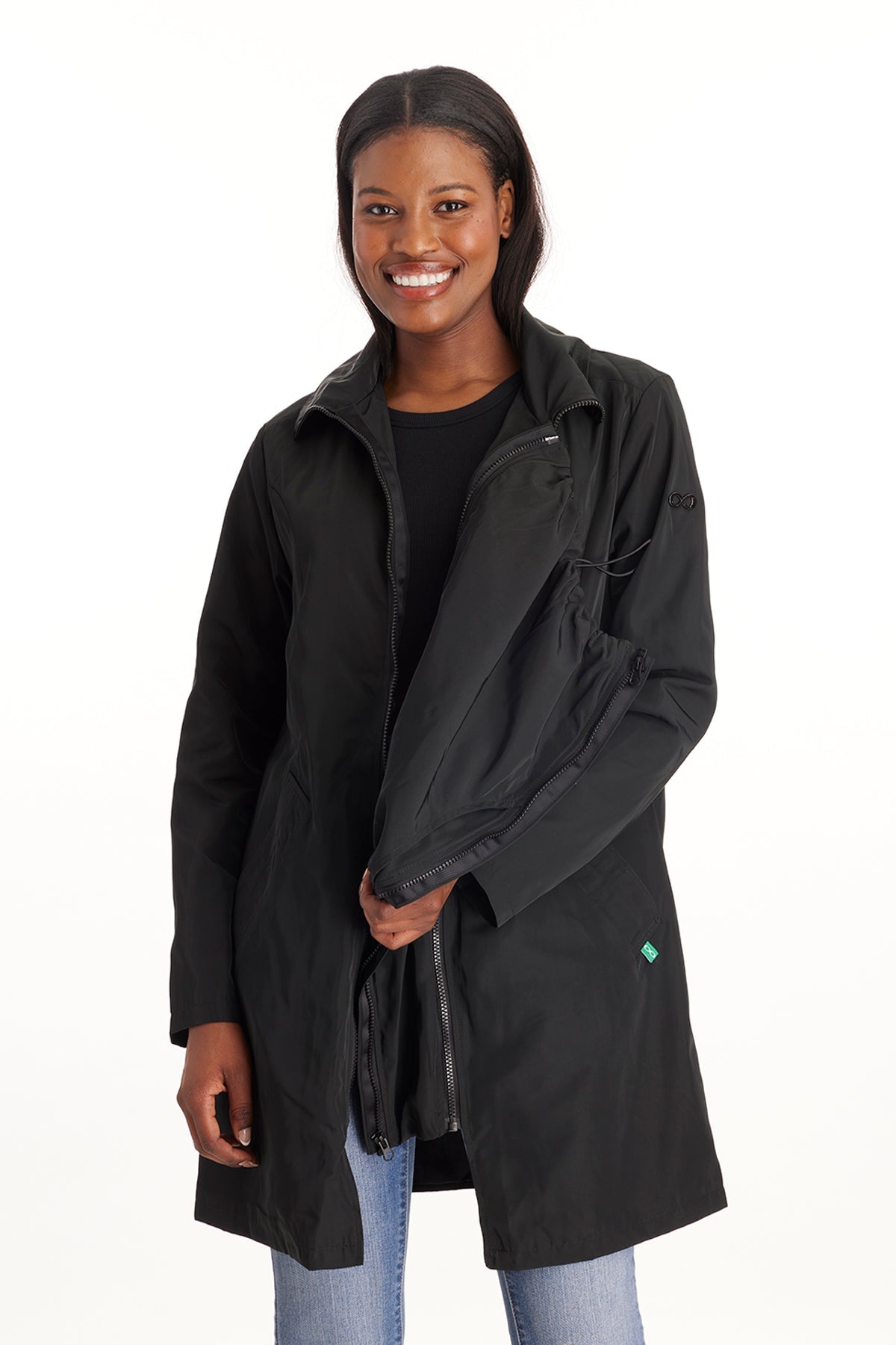 Avelynne 3 In 1 Maternity Twill Trench Coat