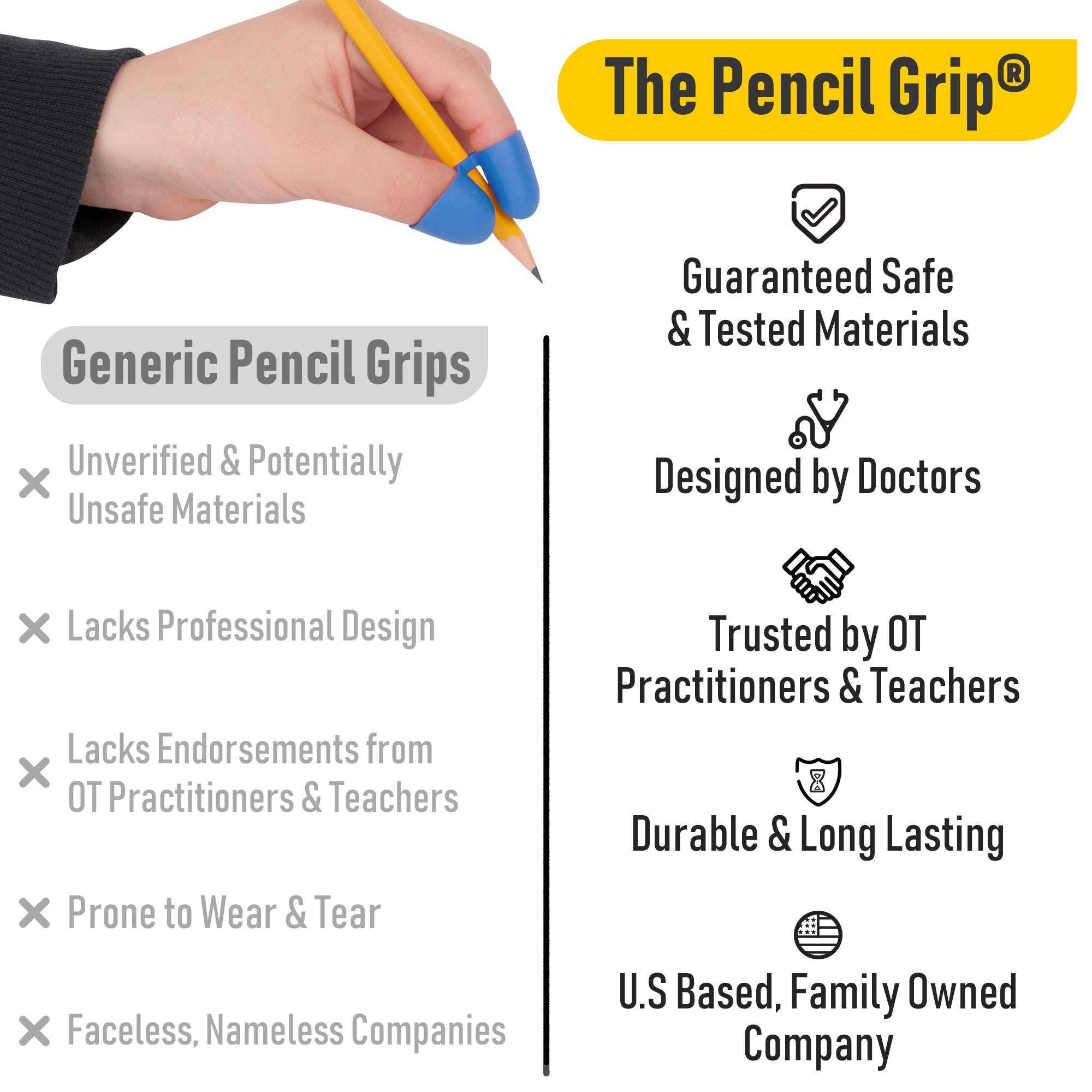 The Writing Claw, Large