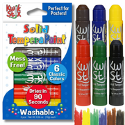 Kwik Stix Paint Sticks, Set Of 6 Classic Colors