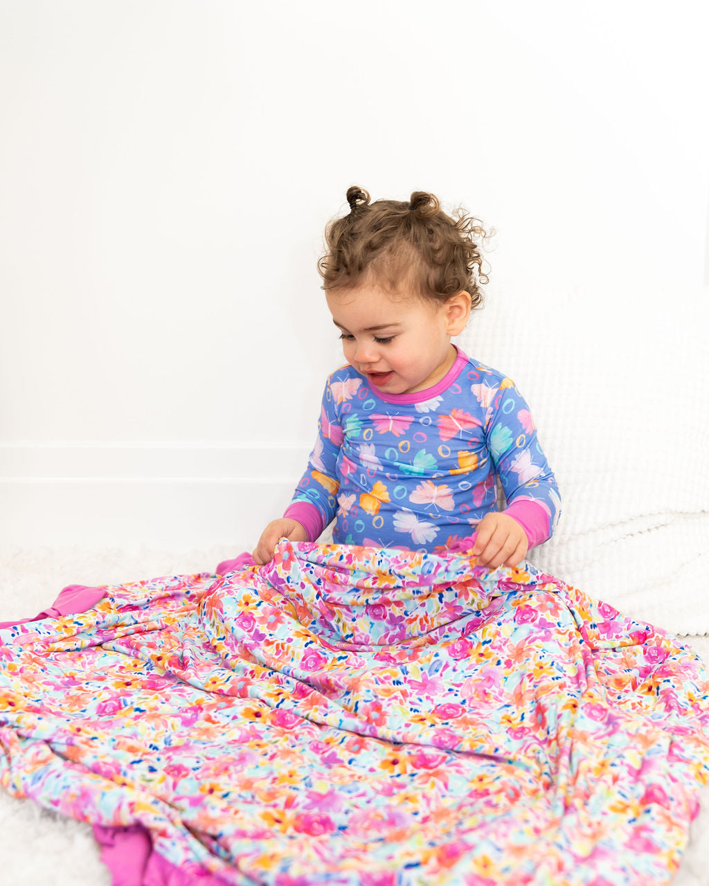 Korrie Butterflies Bamboo 2-piece Long Sleeve Set