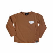 Retro Surf Smiley Long Sleeve - Spice