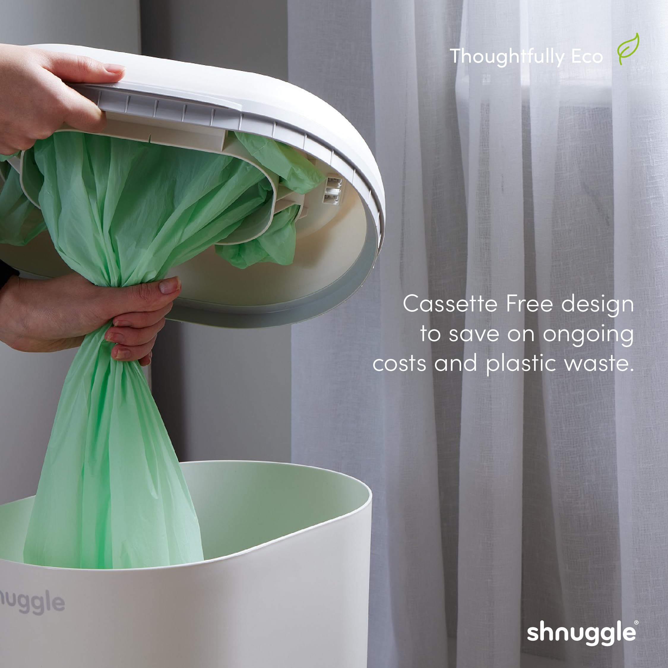 Shnuggle Eco-touch Nappy Bin Diaper Pail