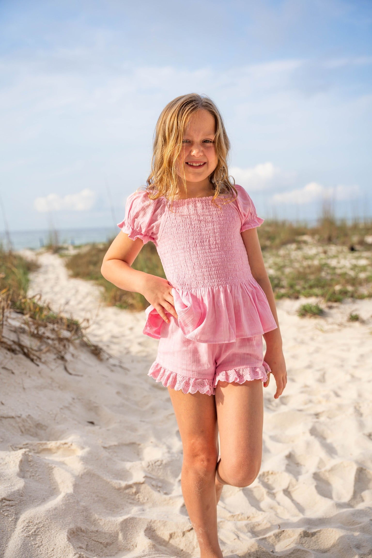 Cotton Candy Pink Short Set