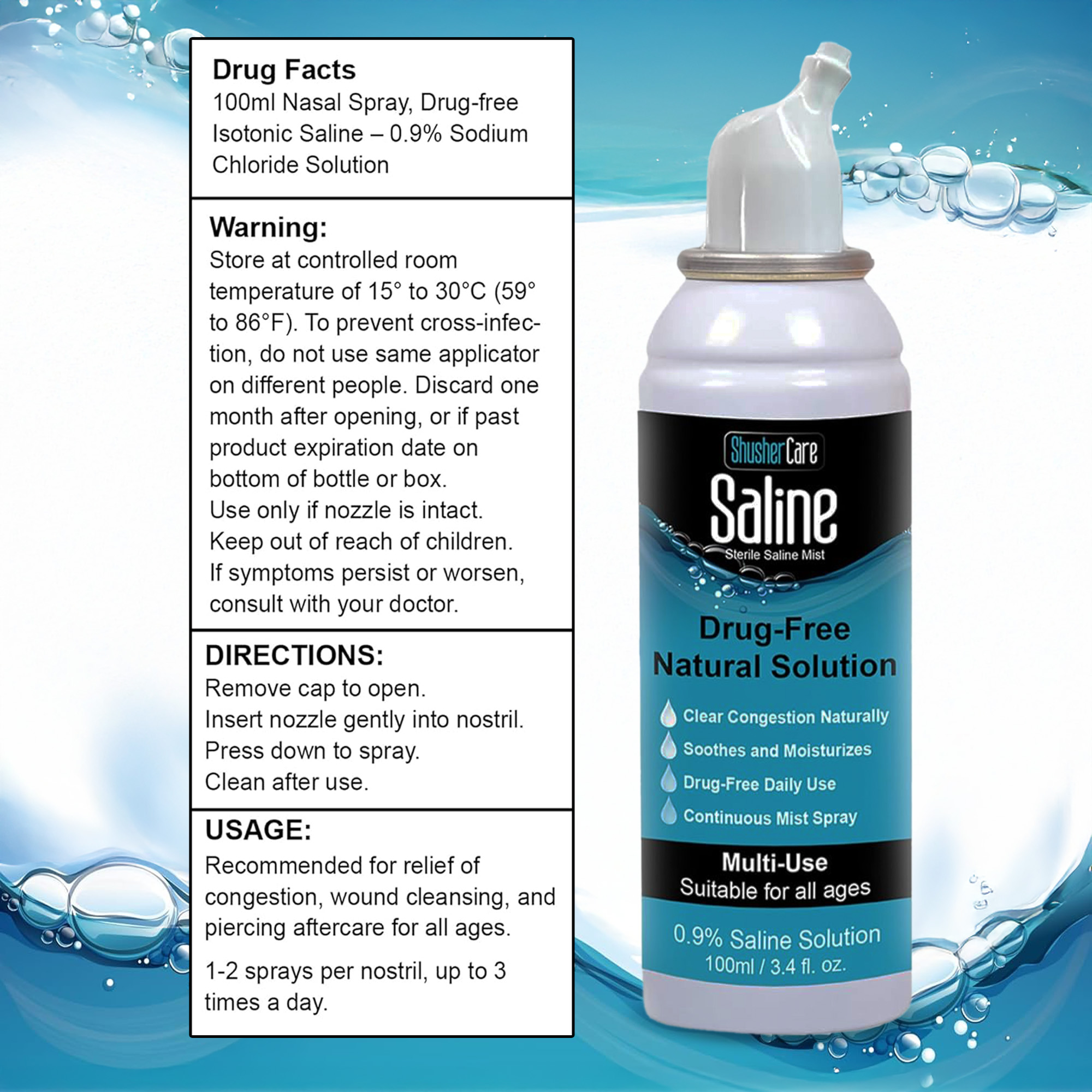 Care Saline Mist Spray