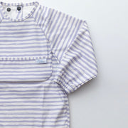 The Grayson Long Sleeve Bib - Brush Stripes