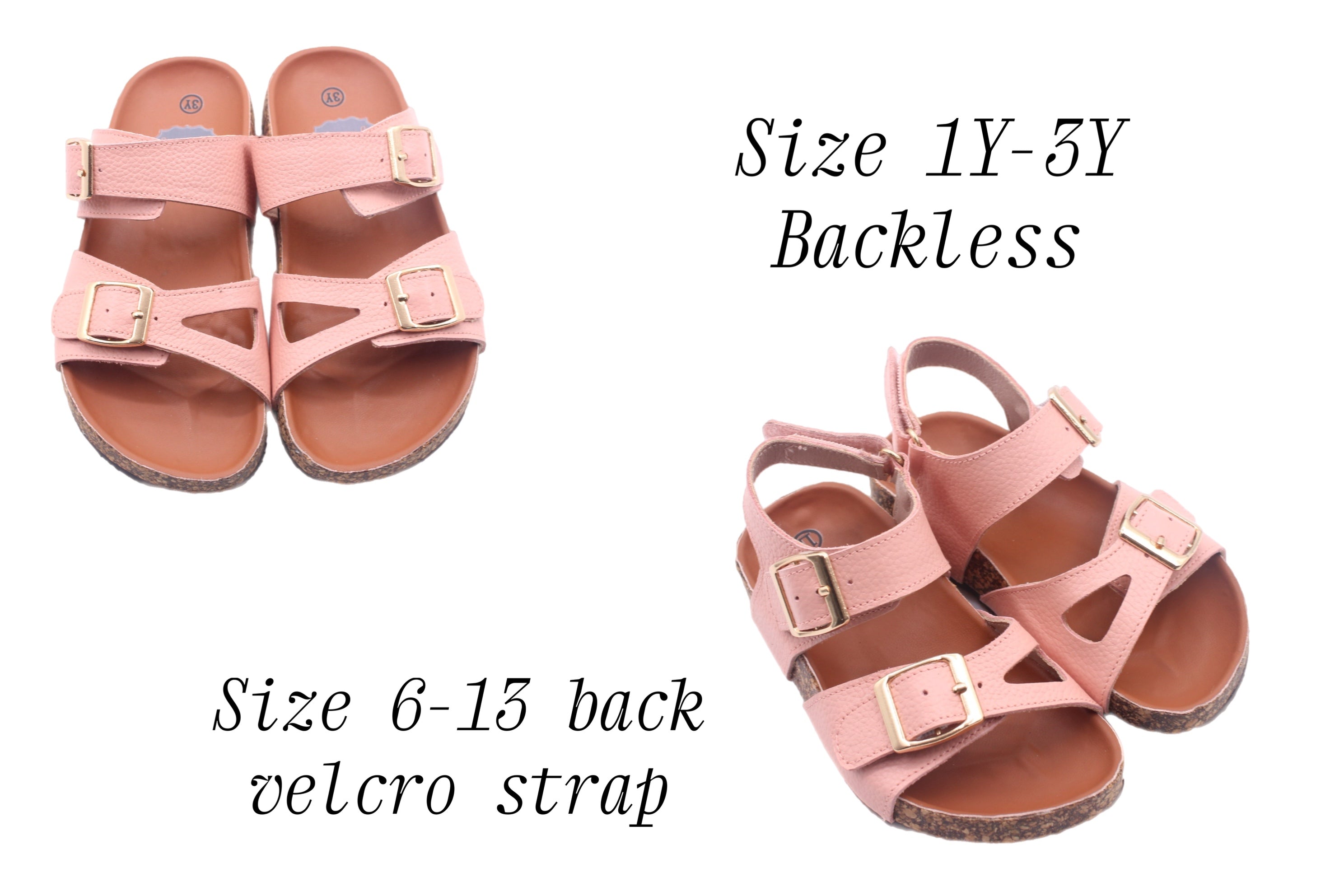 Hamptons Footbed Sandals - Pink Coral