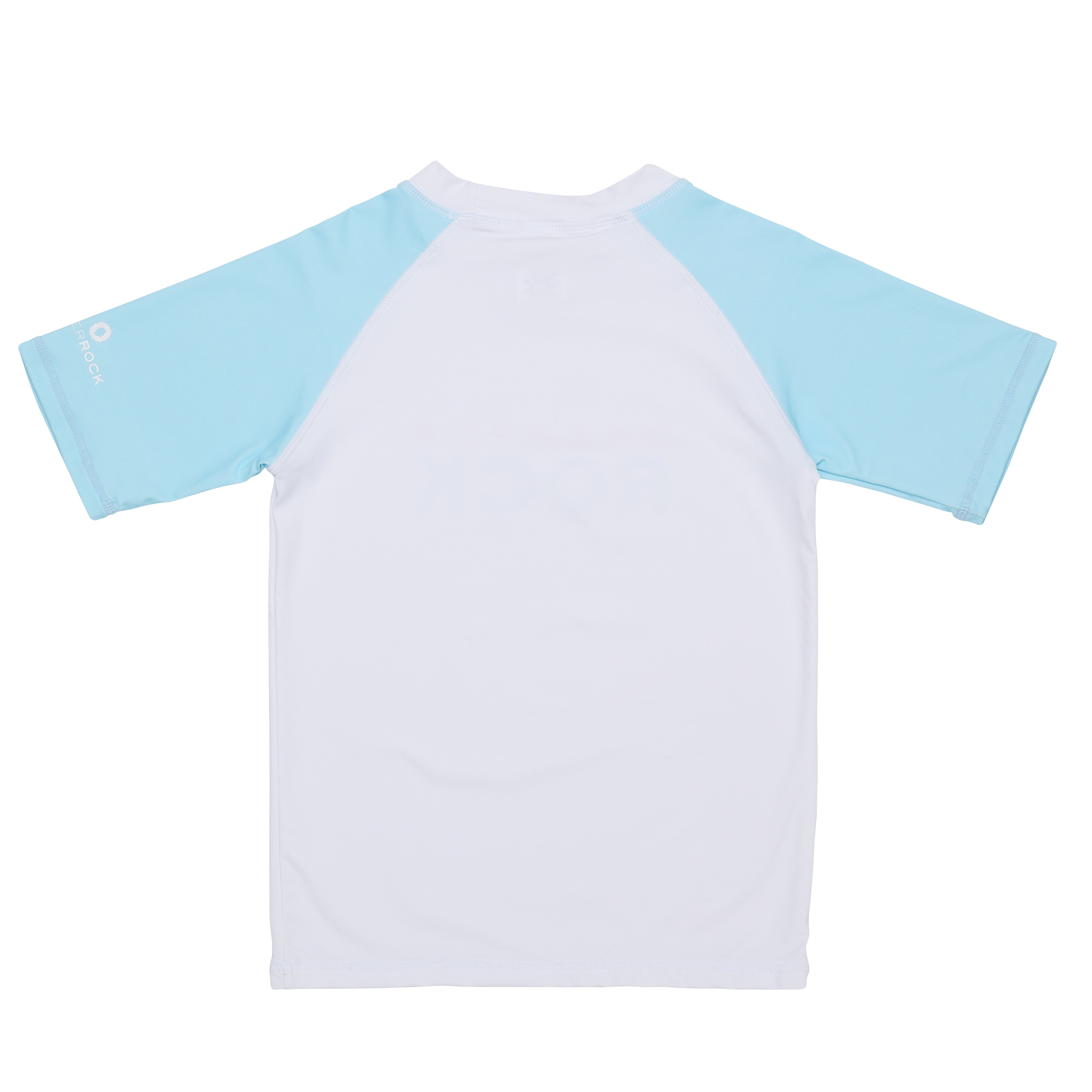 Lt Blue Sleeve Sustainable Ss Rash Top