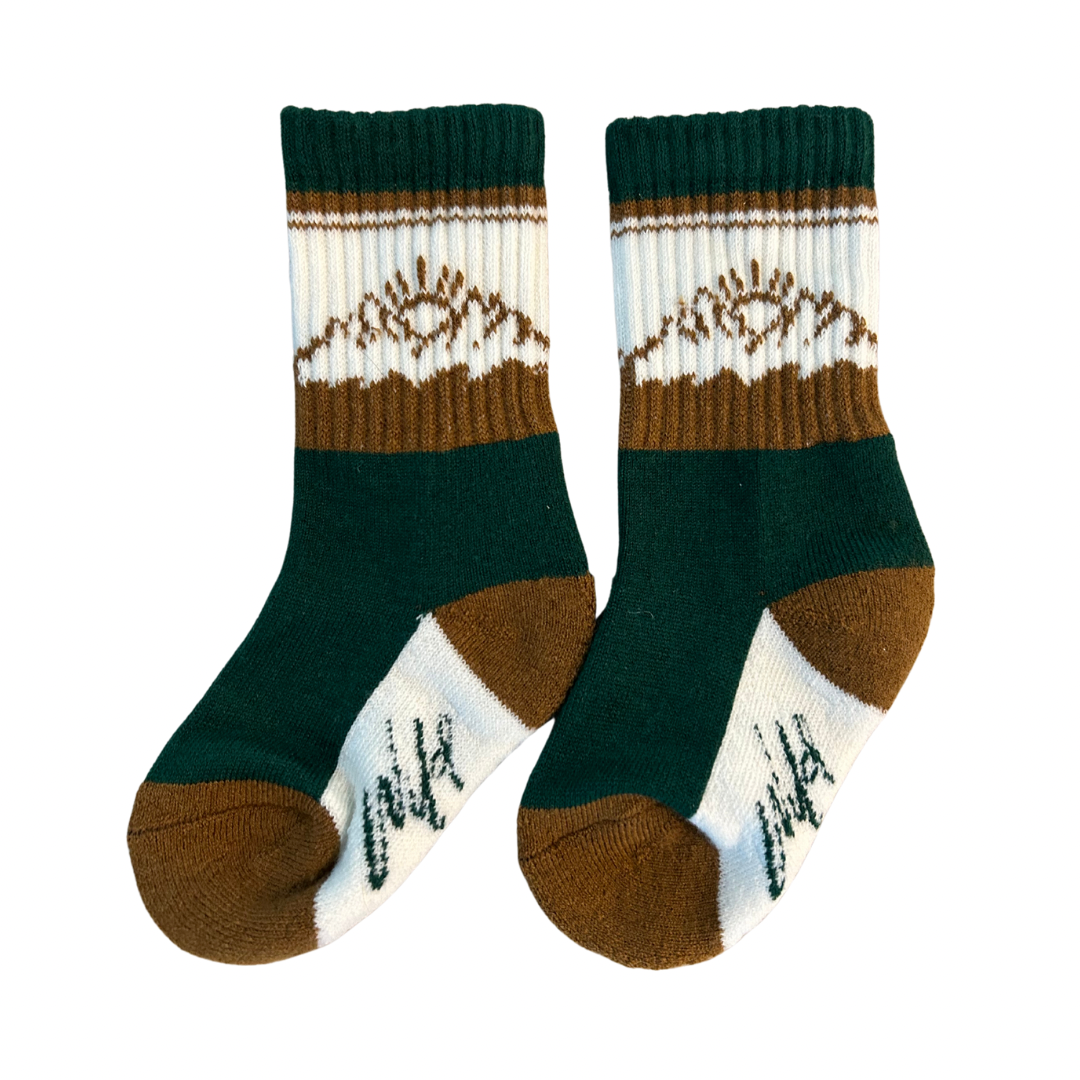 Green Boot Socks “wild” Merino Wool