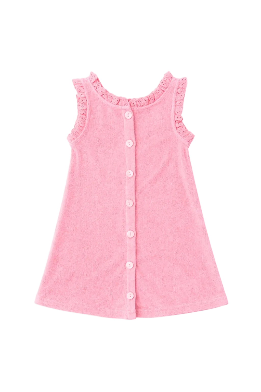 Women's Terry Cover-up Dress ~ Orchid Pink
