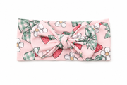 Strawberry Floral Bamboo Bow