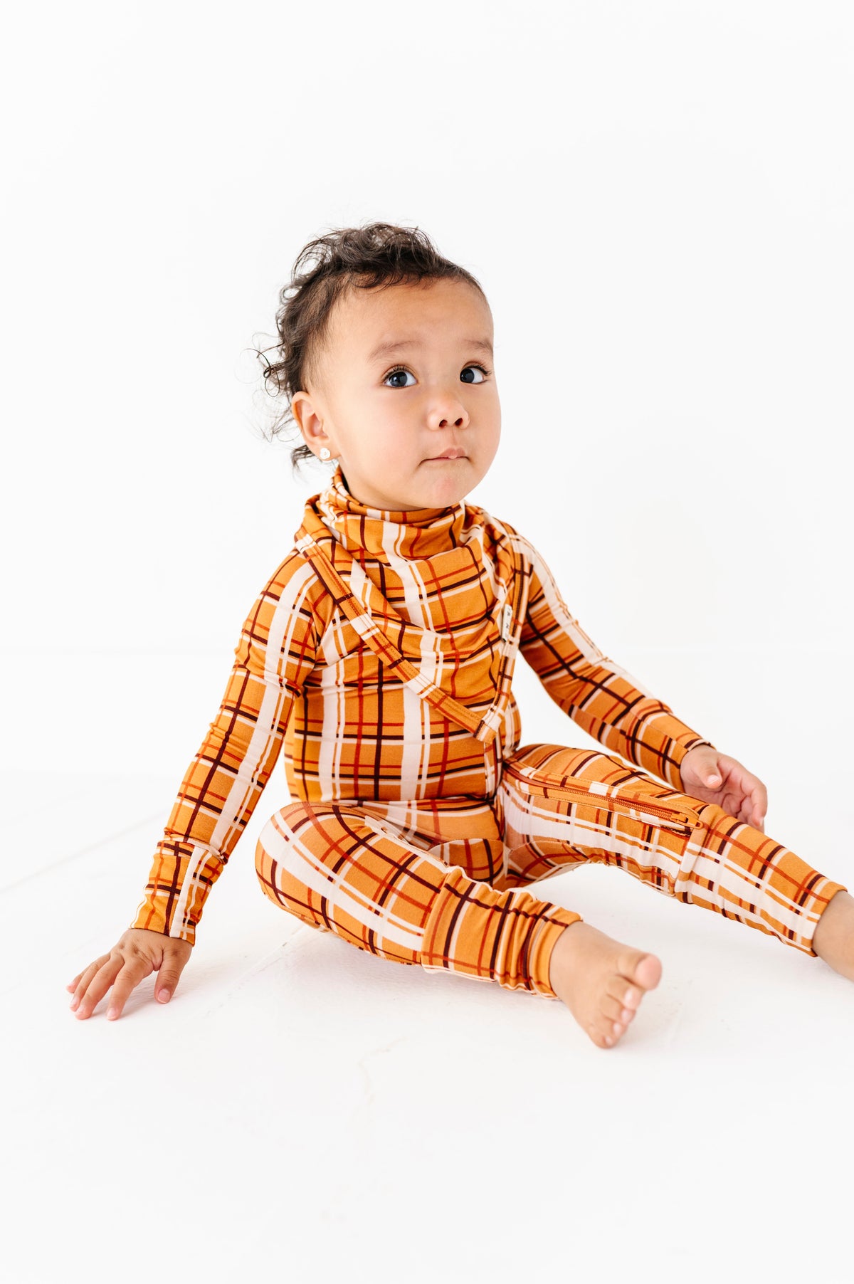 Harvest Plaid Bandana Bib