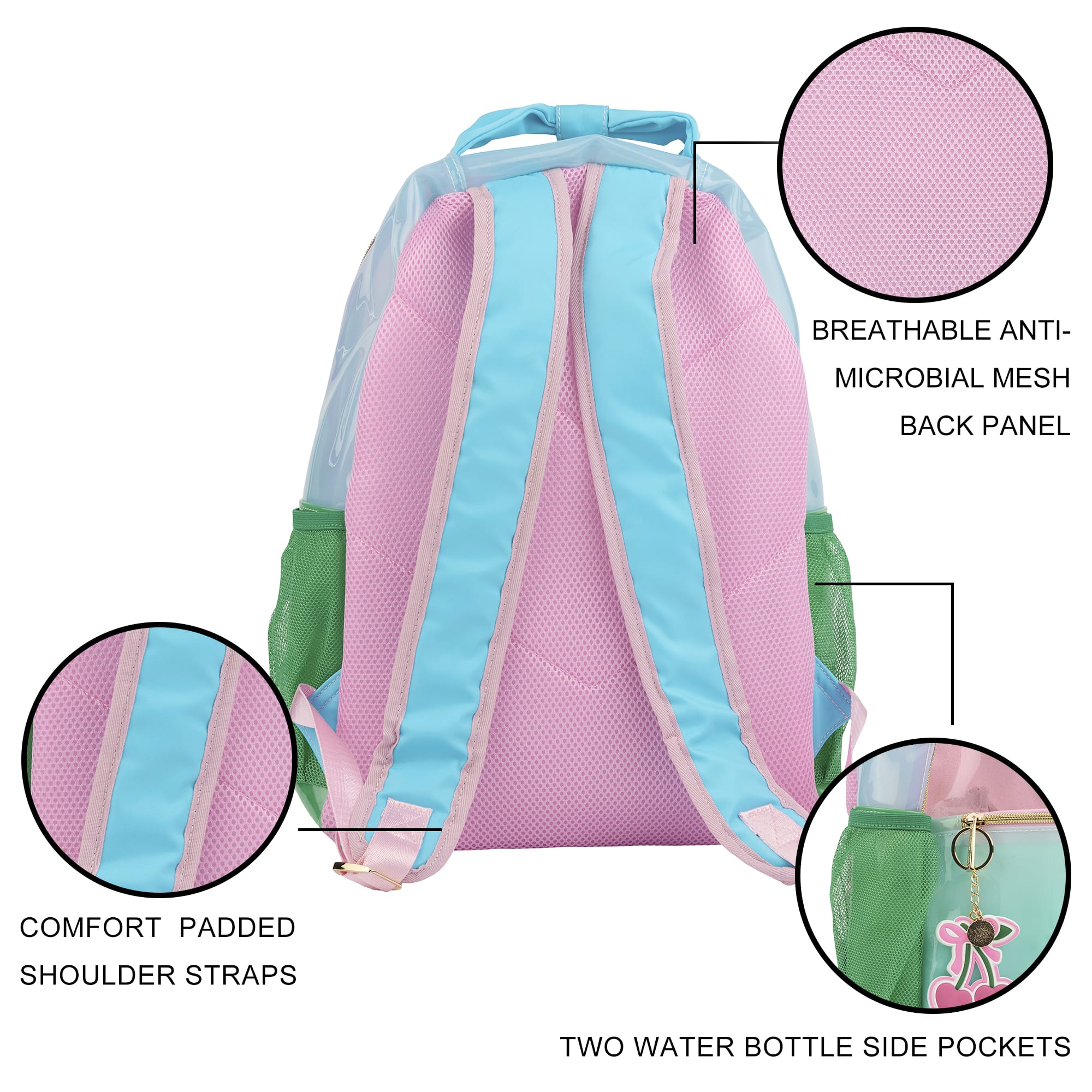 Colorblock Jelly Backpack