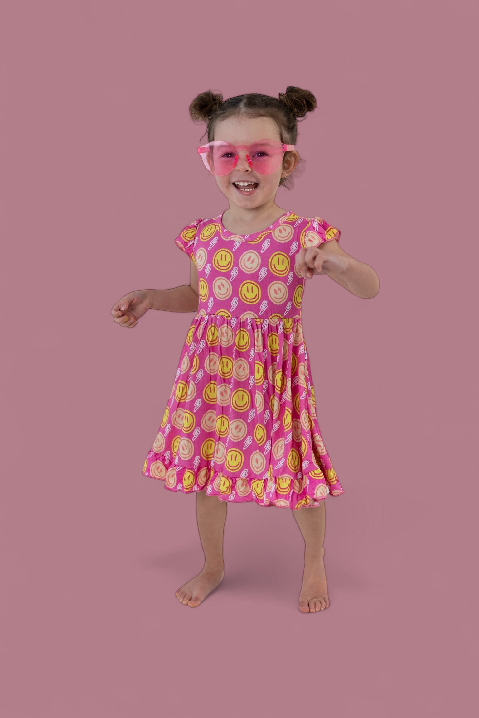 Radiant Smiles Dream Ruffle Dress