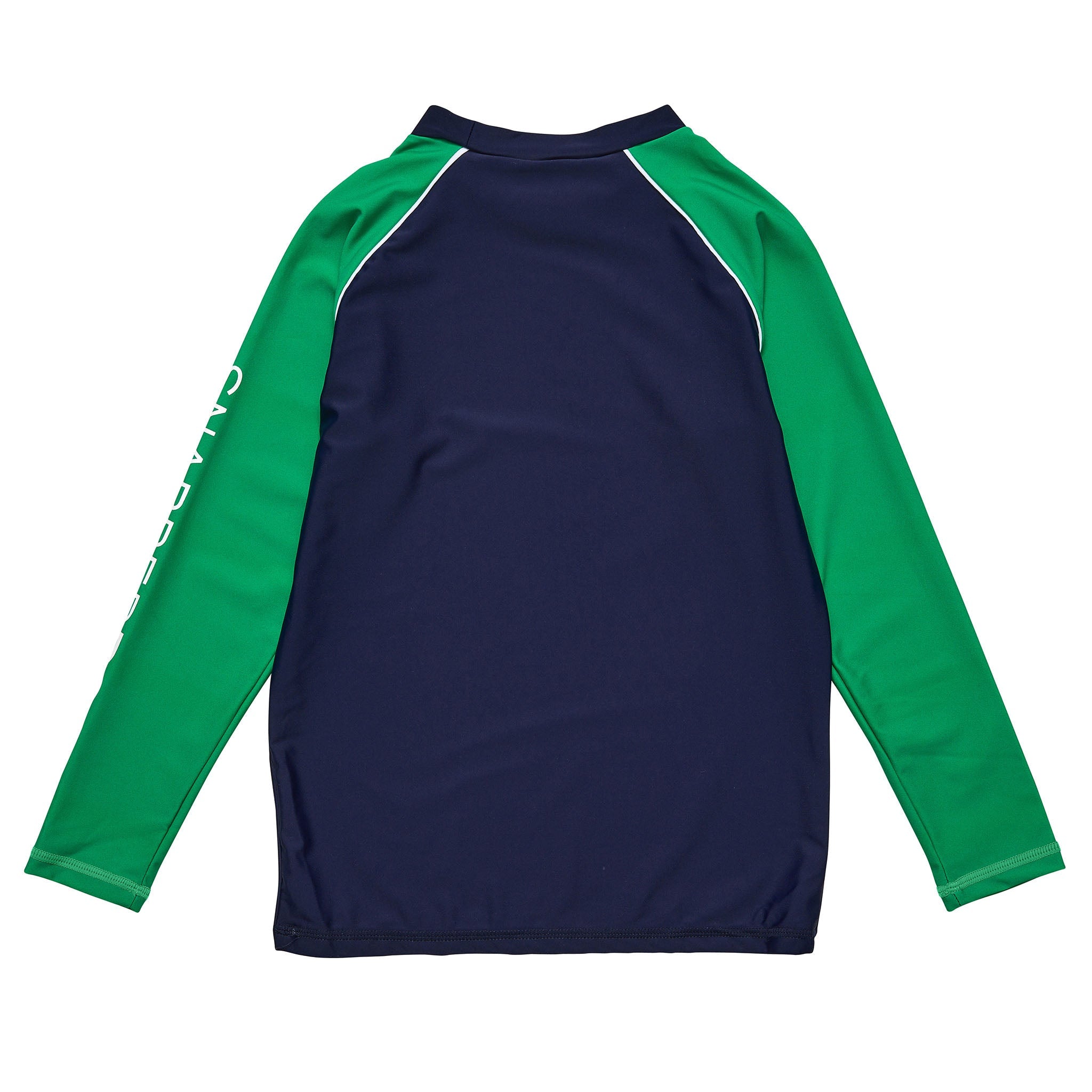 Navy Wave Ls Rash Top