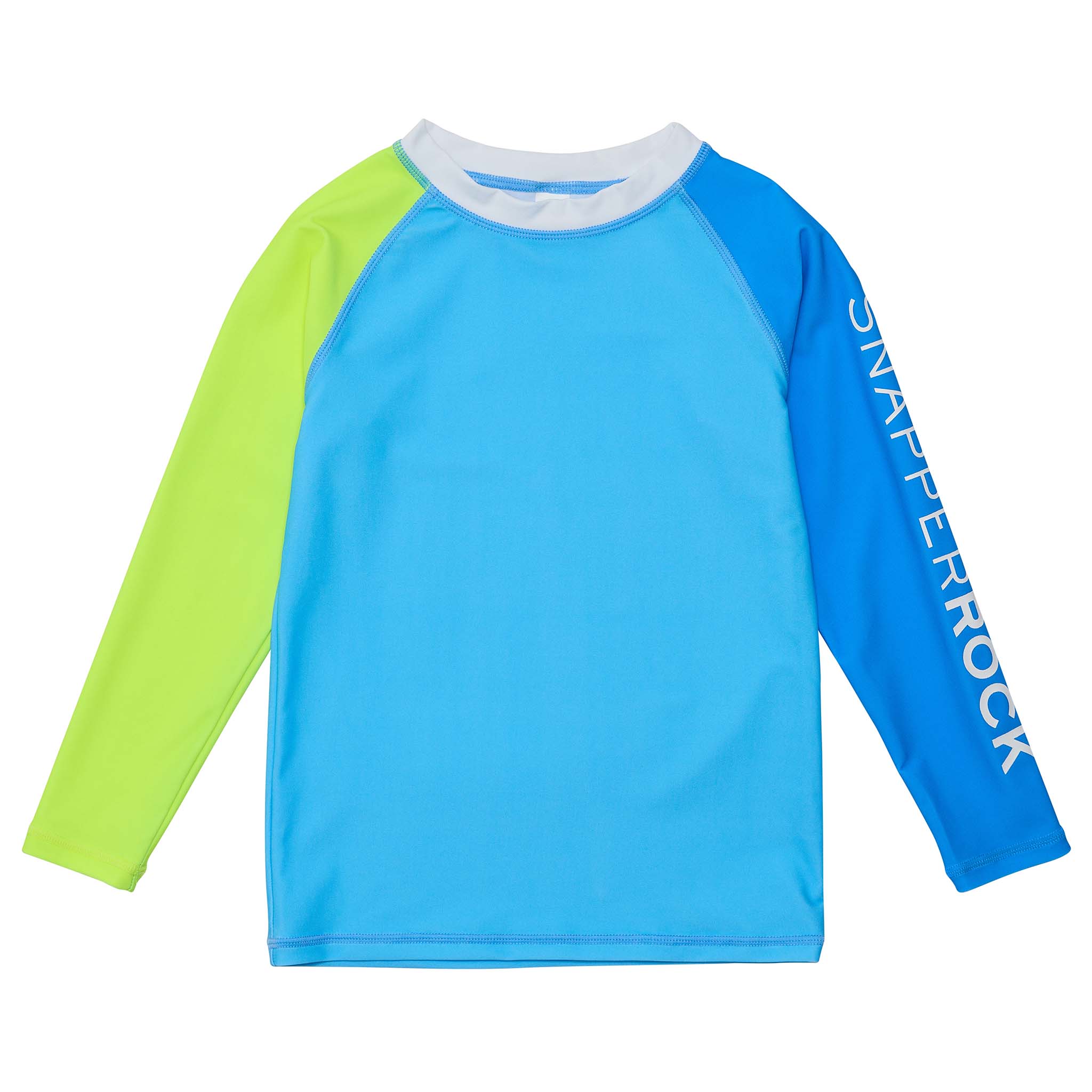 Citron Splash Colorblock Ls Rash Top