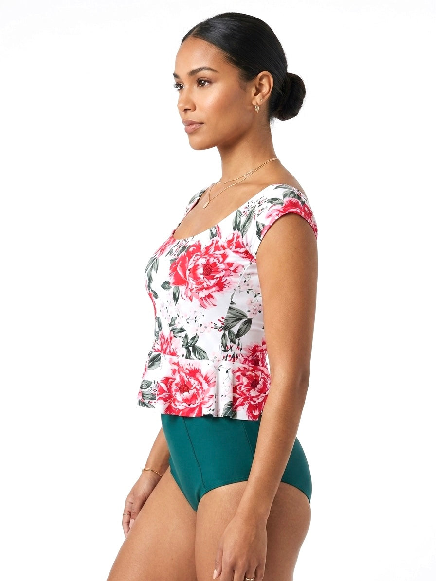 B2104-peony Wht