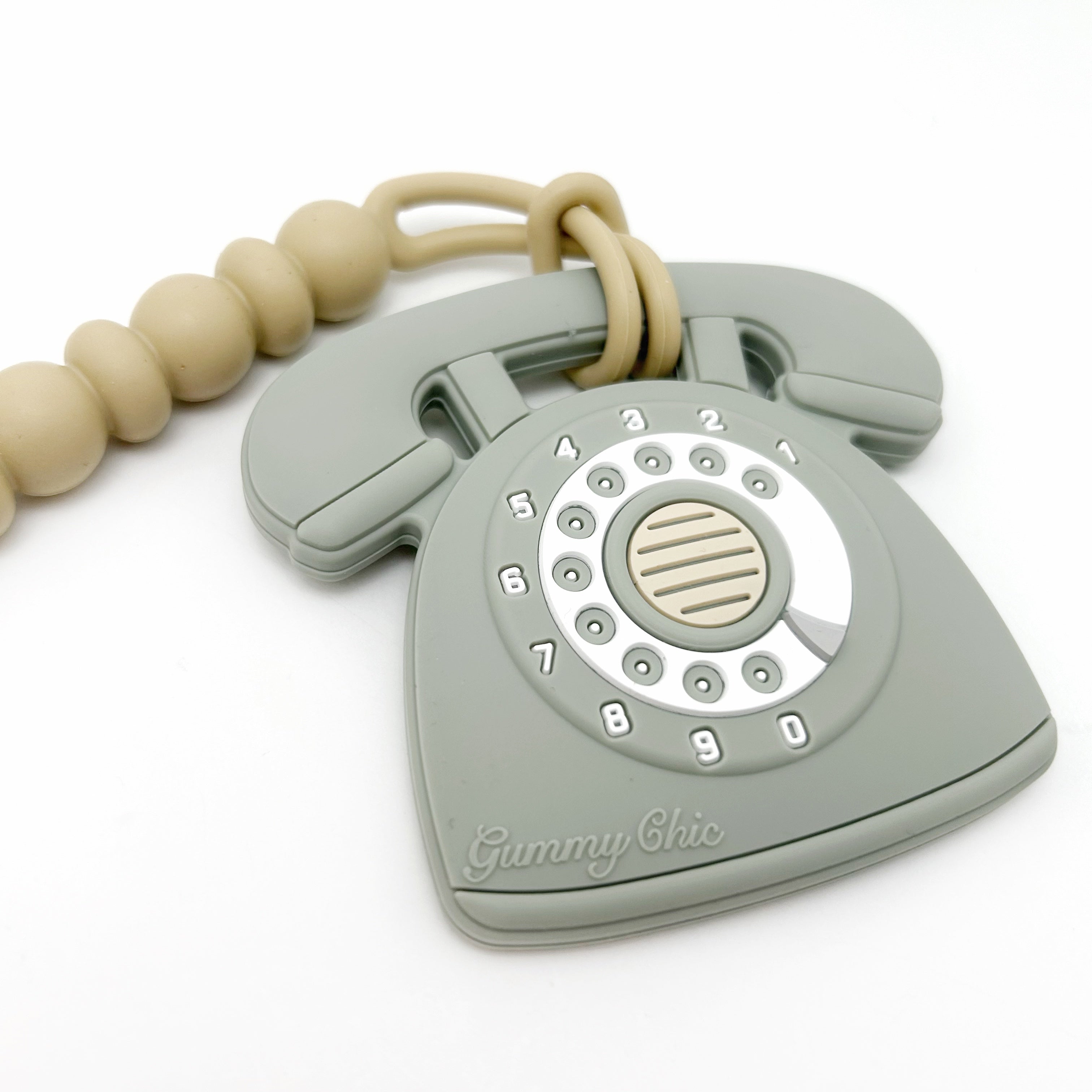 Cool Baby Teether: Rotary Dial Phone Design