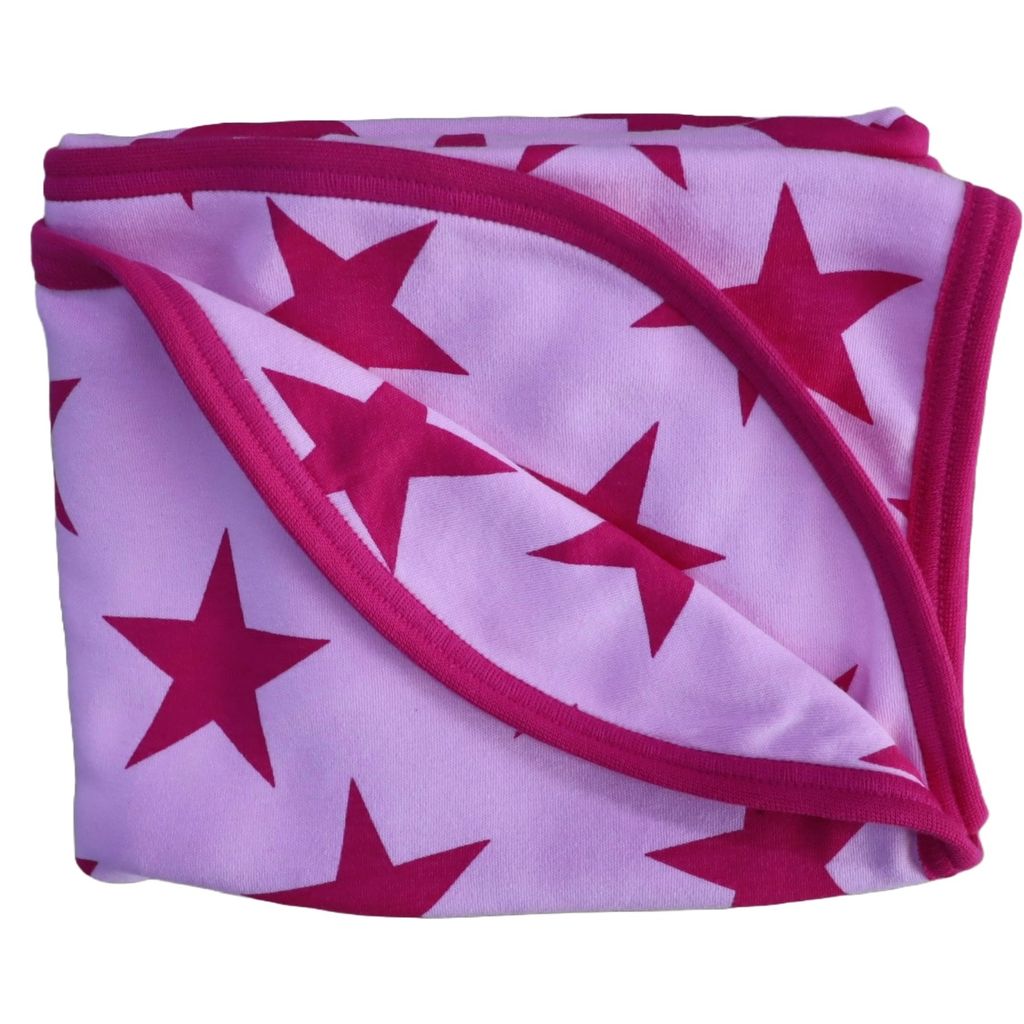 Baby Blanket - Large Star Pink