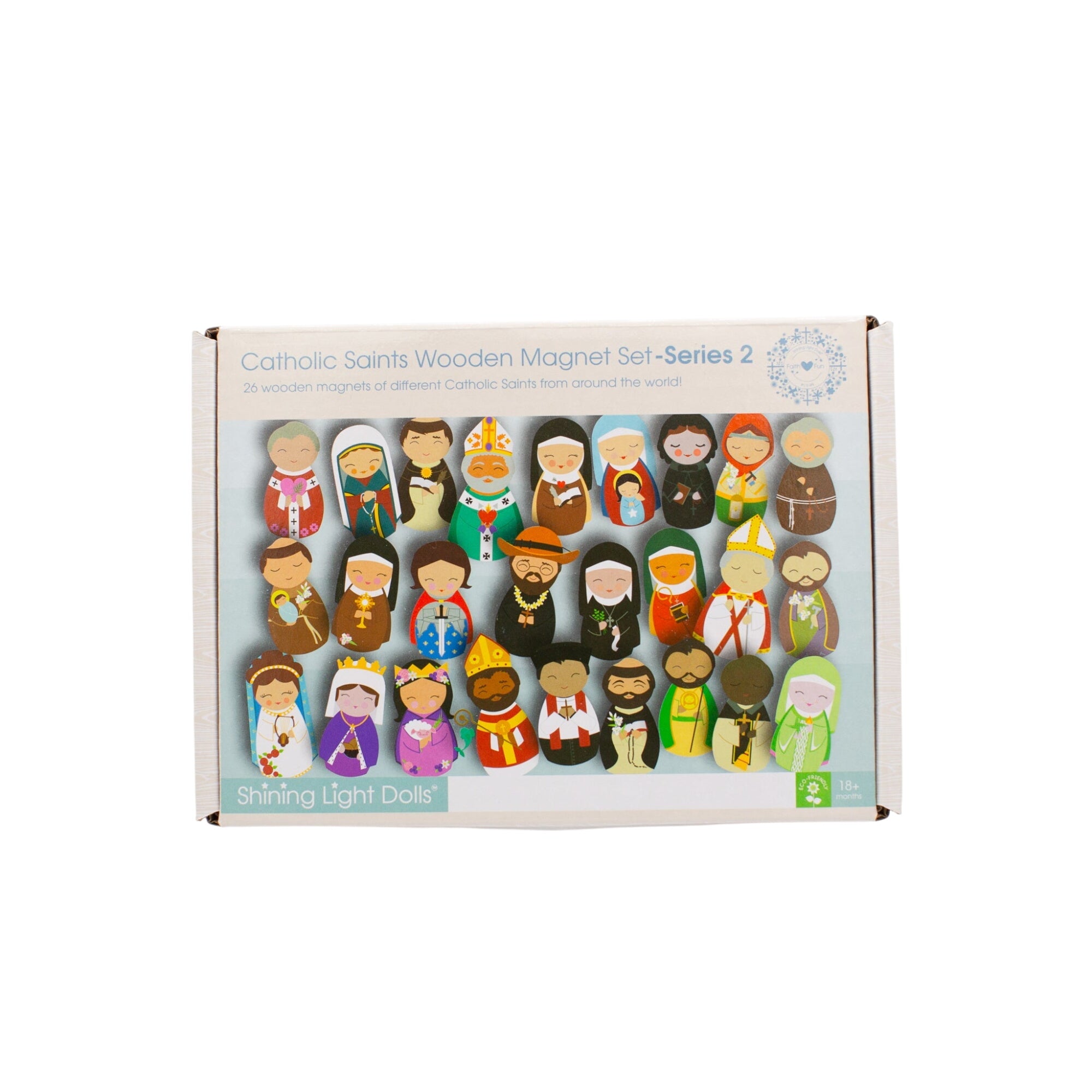 Series 2- Catholic Saints Wooden Magnet Set