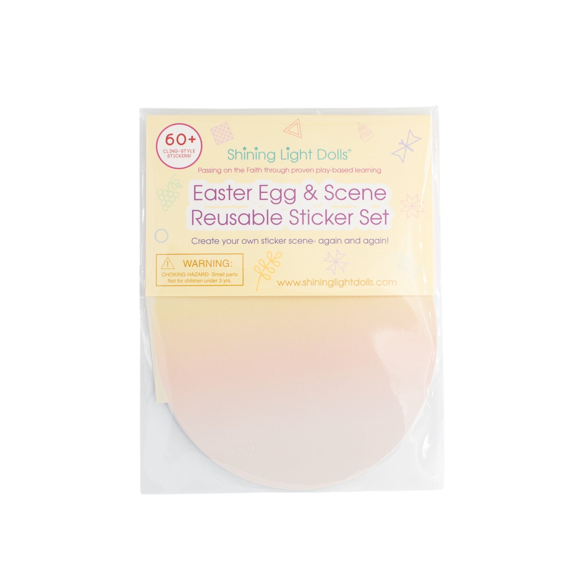 Easter Egg & Scene Reusable Sticker Set