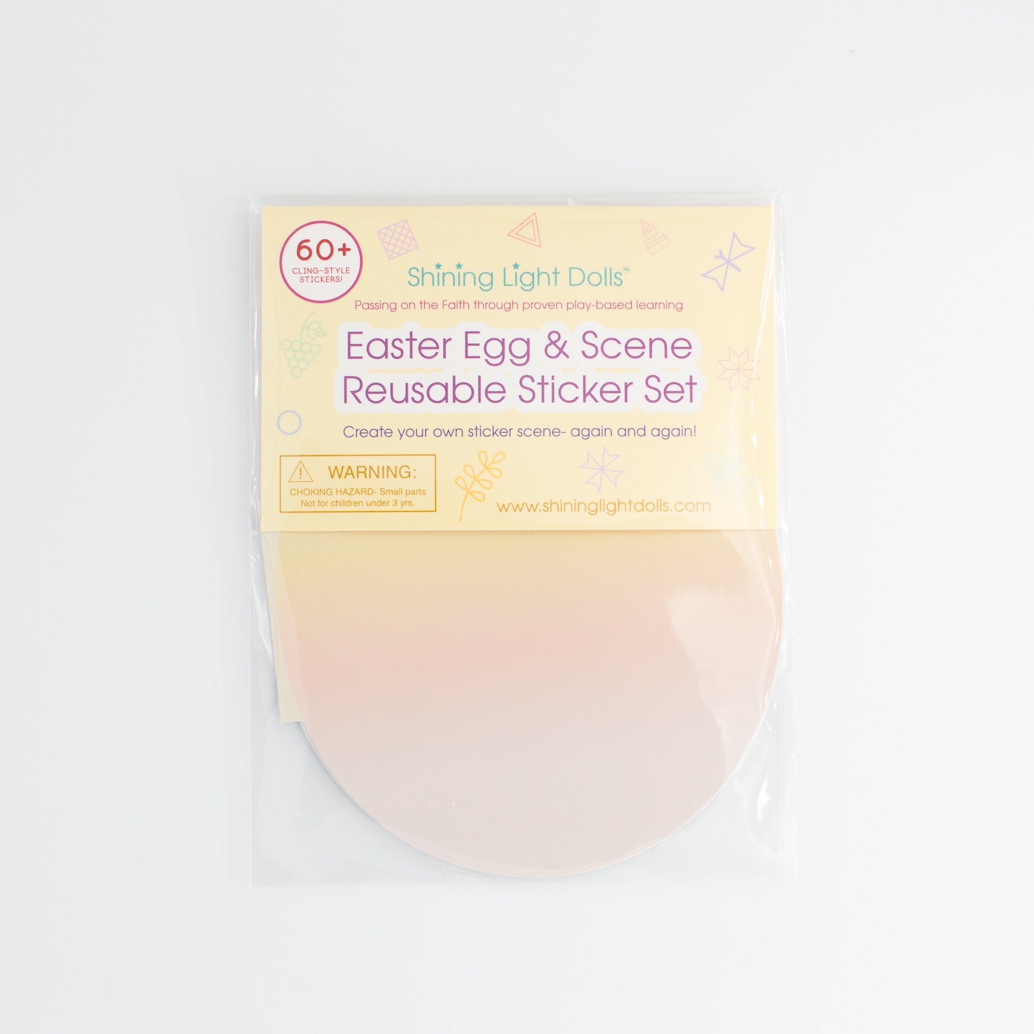 Easter Egg & Scene Reusable Sticker Set