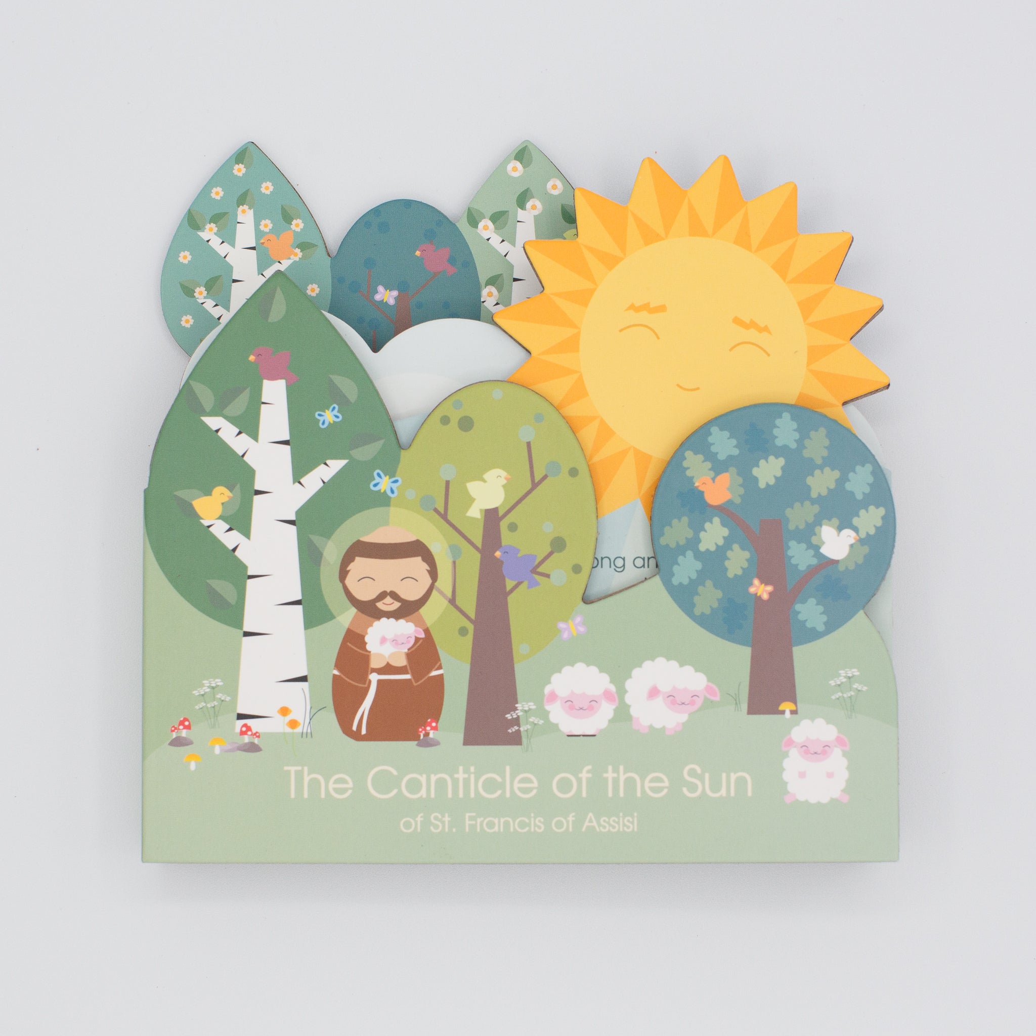 The Canticle Of The Sun: Of St. Francis Of Assisi Shaped Book