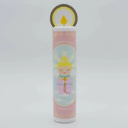 Guardian Angel Wooden Prayer Candle