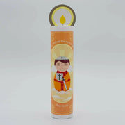 St. Michael Wooden Prayer Candle