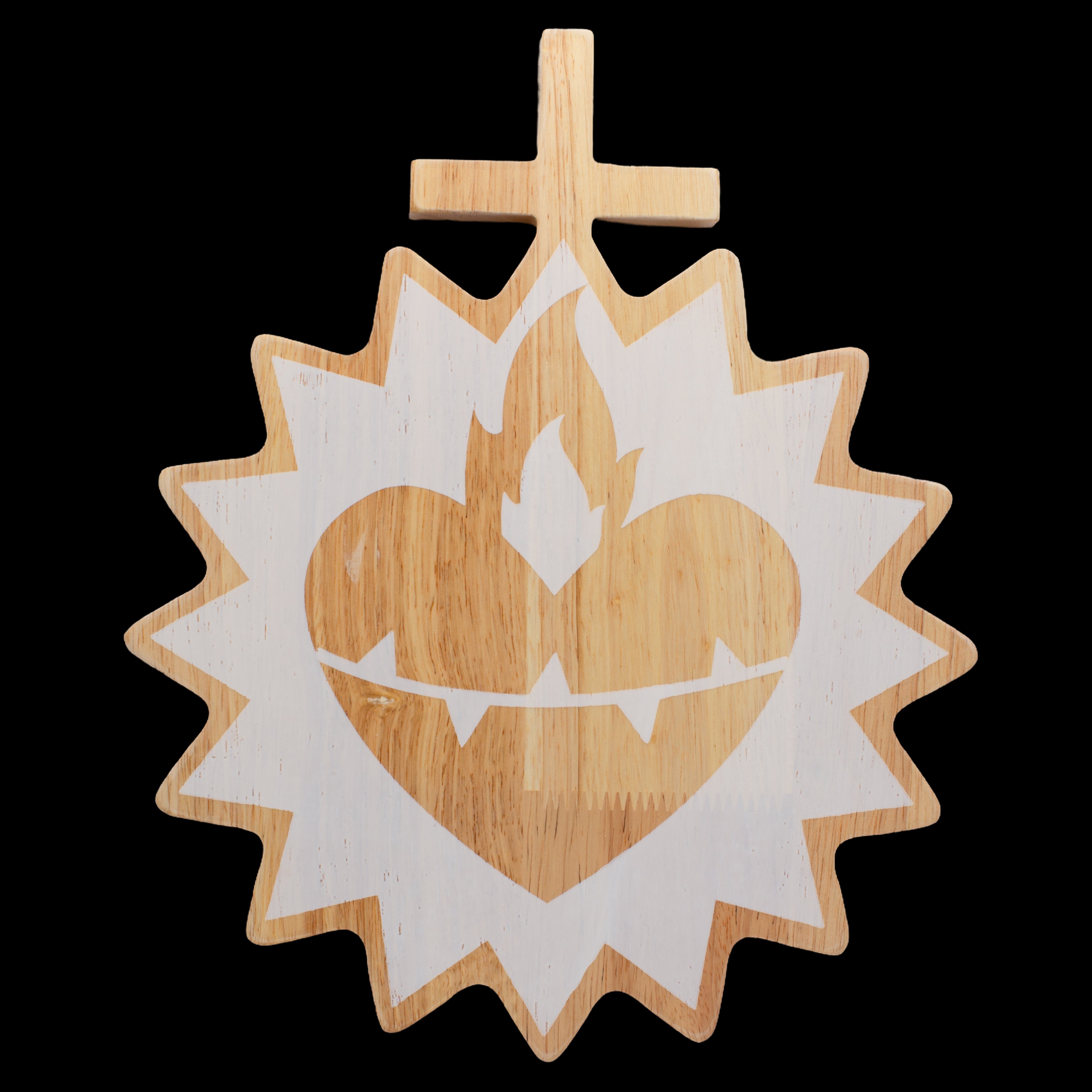 Sacred Heart Of Jesus Wooden Wall Decor