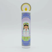 Blessed Virgin Mary (The Memorare) Wooden Prayer Candle