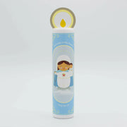 Our Lady Of The Rosary (hail Mary) Wooden Prayer Candle
