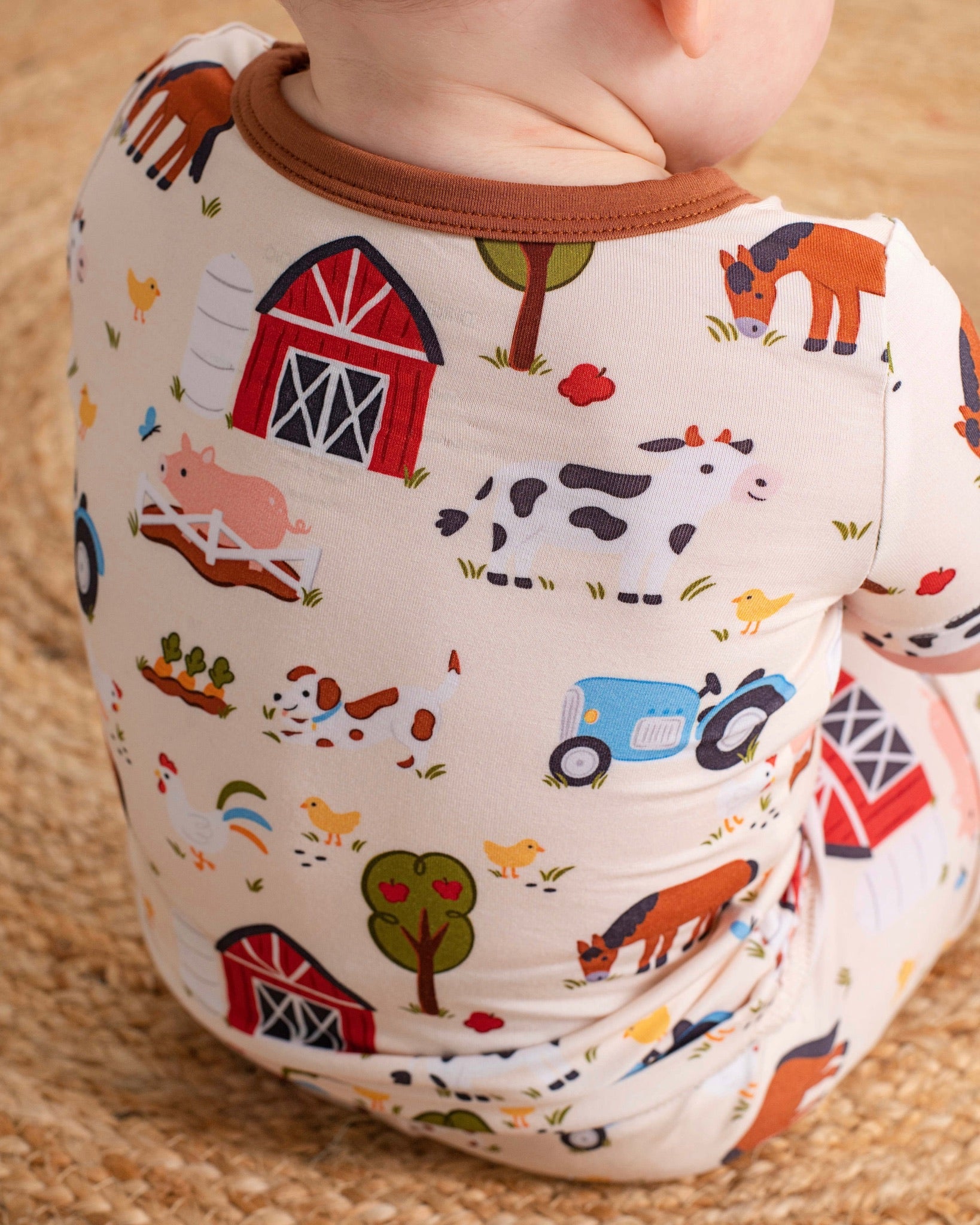 Tiny Farmers Short Sleeve & Shorts Set