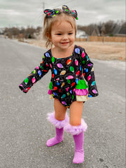 Lights Ruffle Romper