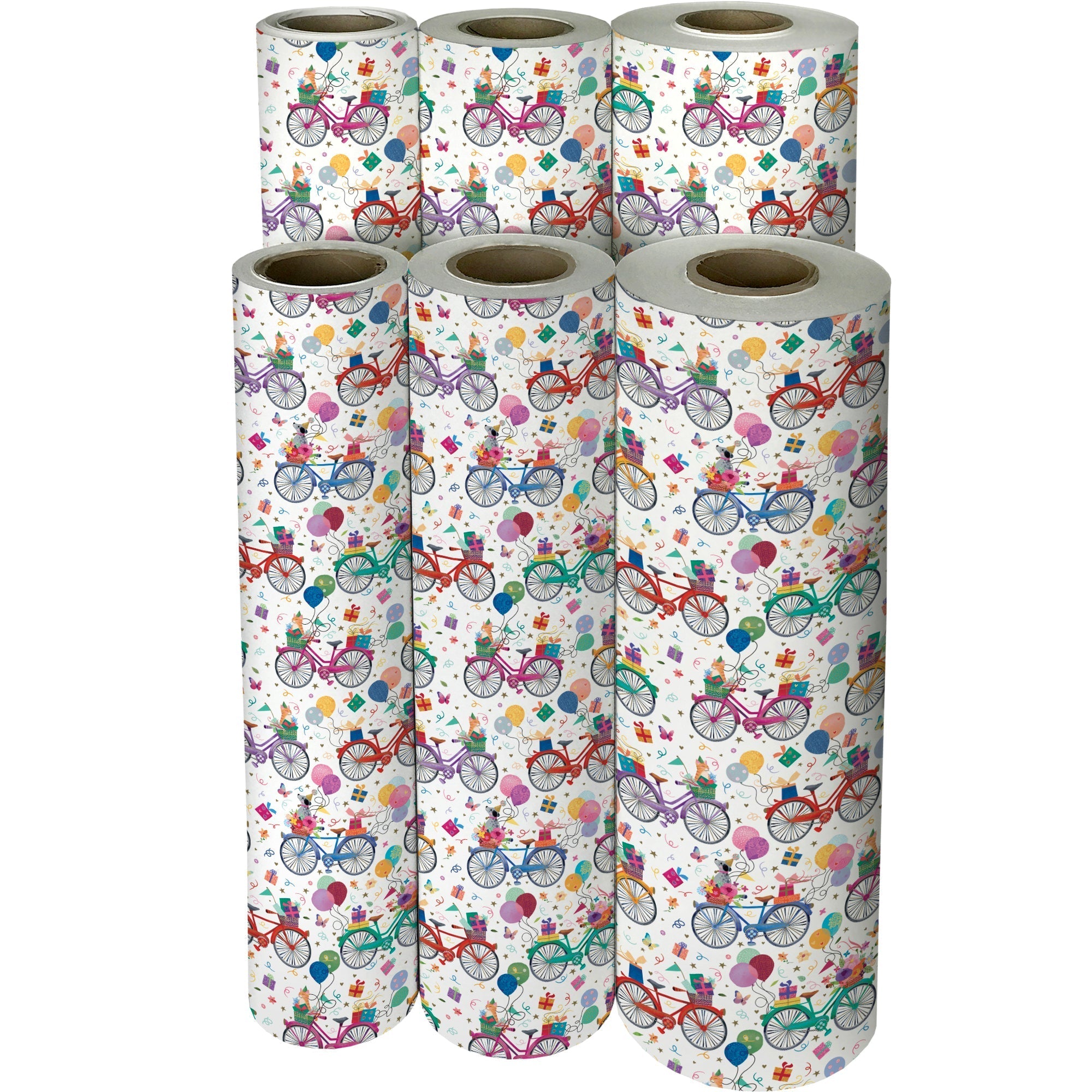 Birthday Bicycles Gift Wrap