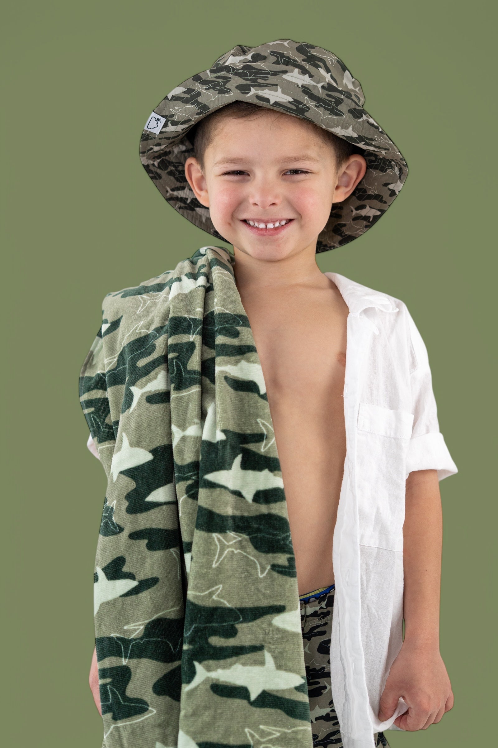 Camo Shark Dream Towel