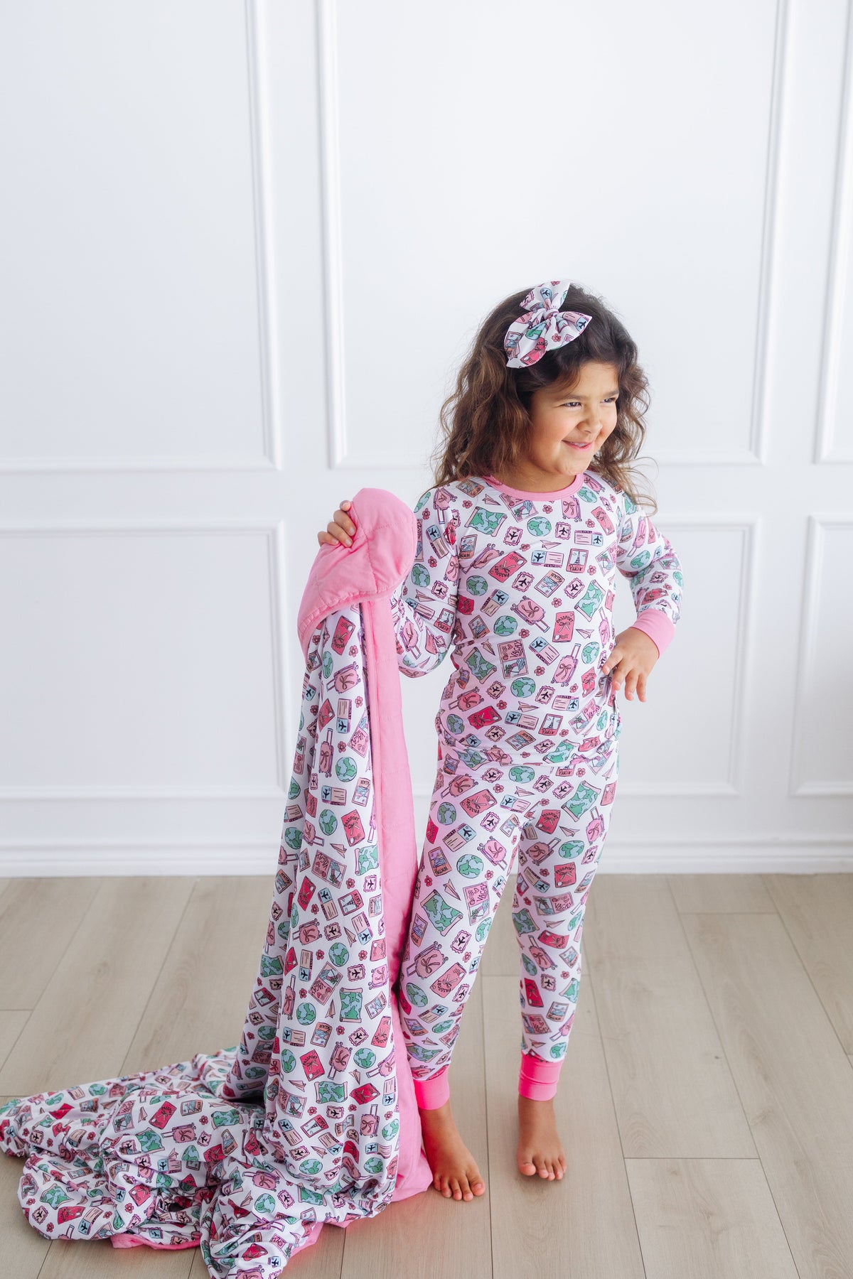 Passport To Paris Cloud Quilted Blanket