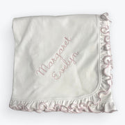 Personalized Ruffle Blanket