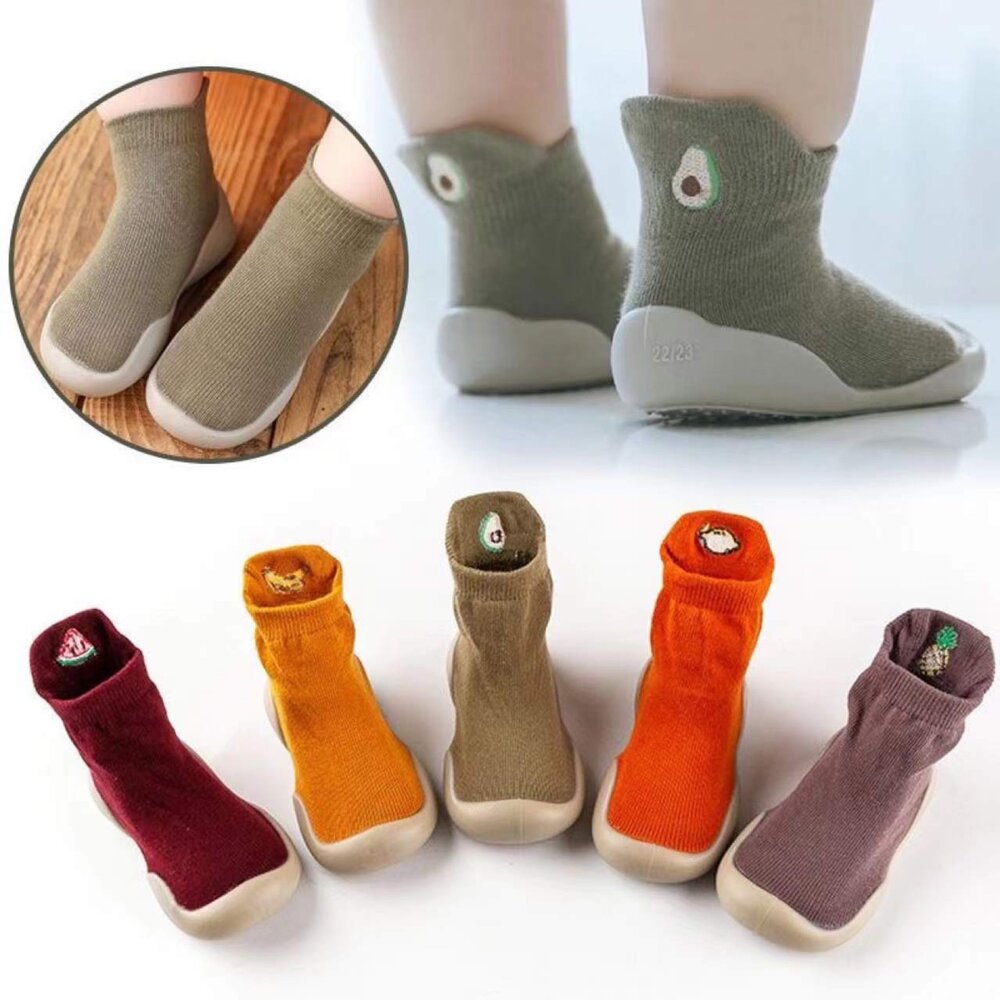 Organic Cotton Barefoot Sock Shoes – Play-proof Comfort| Fruity