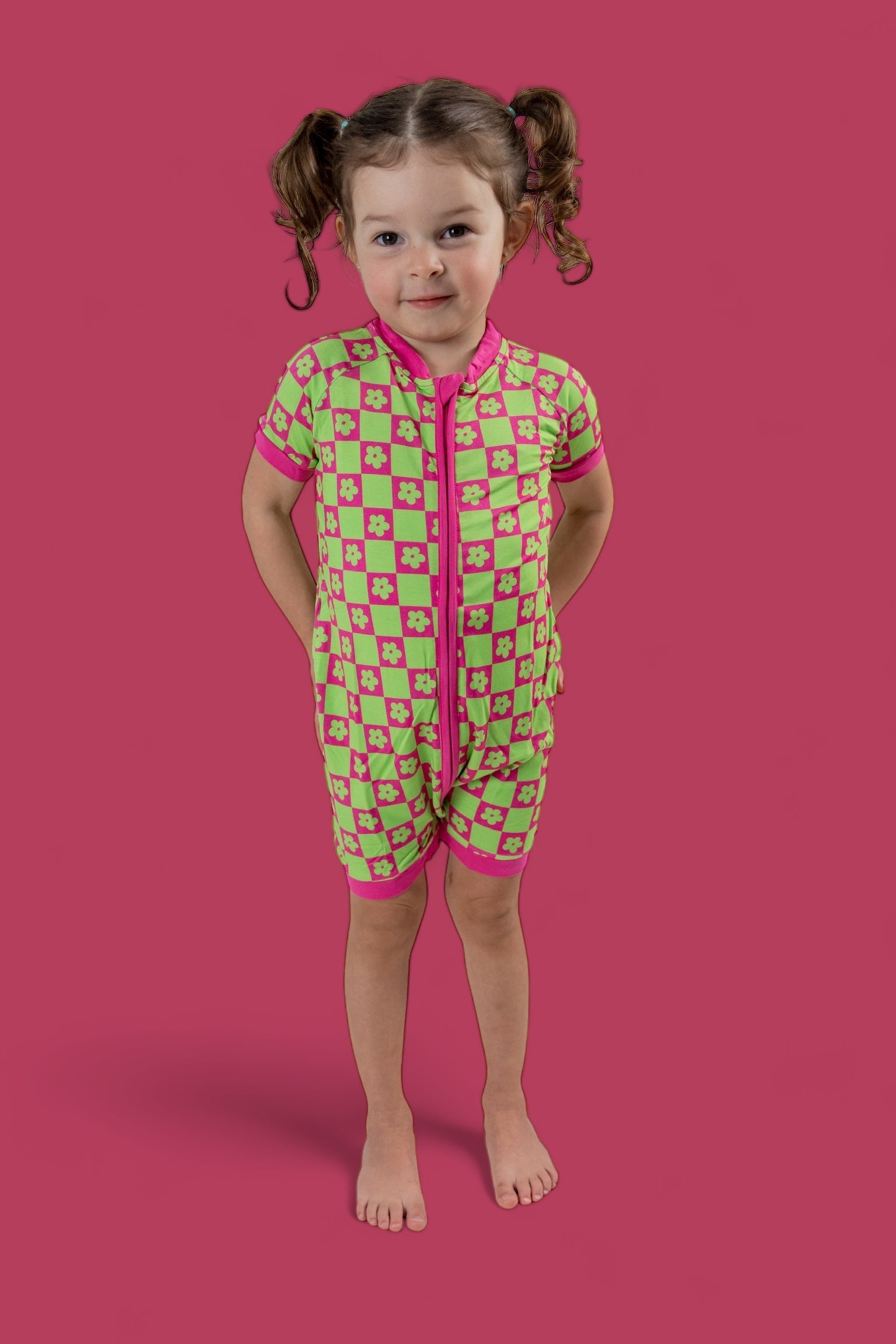 Wild Daisy Checkers Dream Shortie